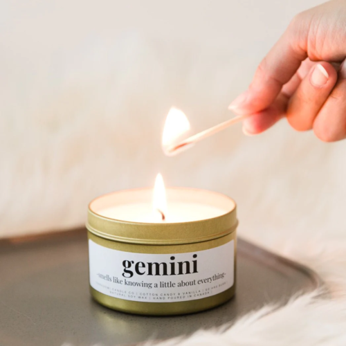 GEMINI Candle | Cotton Candy + Vanilla