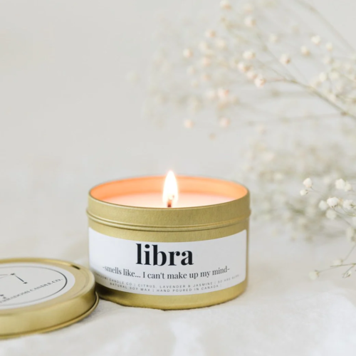 LIBRA Candle | Citrus, Musk + Jasmine