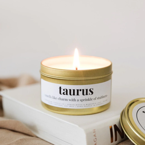 TAURUS Candle | Sandalwood + Mandarin