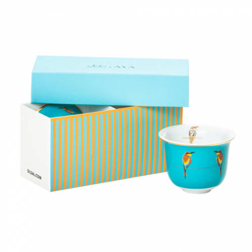 Silsal Sarb Arabic Coffee Cups (Set of 2) - Bee-Eater