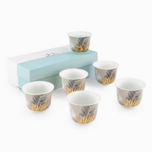 Silsal Naseem Arabic Coffee Cups (Set of 6)