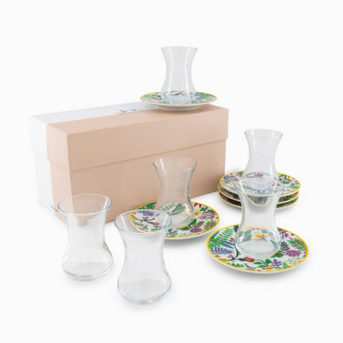 Silsal Spring Bloom Tea Cups (Set of 6)